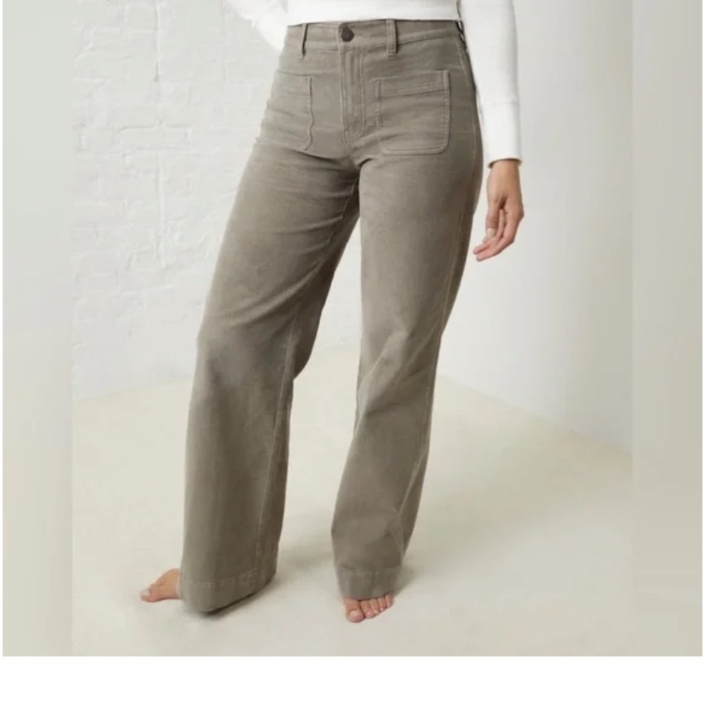 UpWest Olive Wide Leg Pants